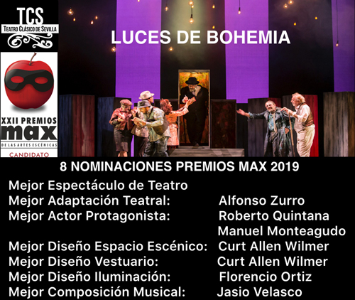 LUCES DE BOHEMIA Premios MAX 2019